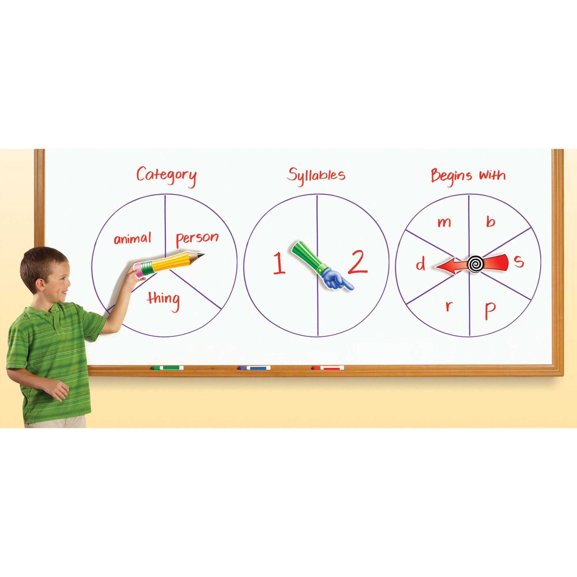 SpinZone® Magnetic Whiteboard Spinners
